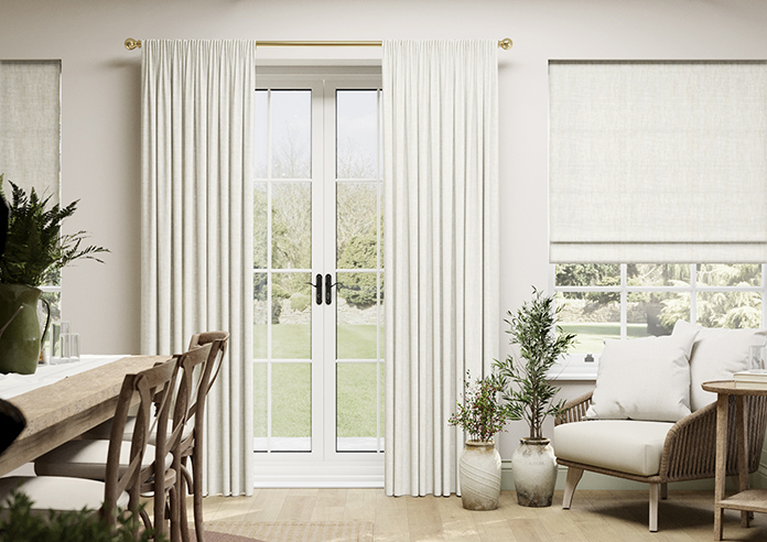 Laura Ashley Ambrose Pale, Natural - Made to Measure Curtains - Image 3